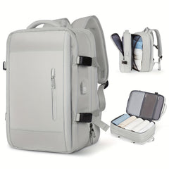 Large Capacity Solid Backpack for Students