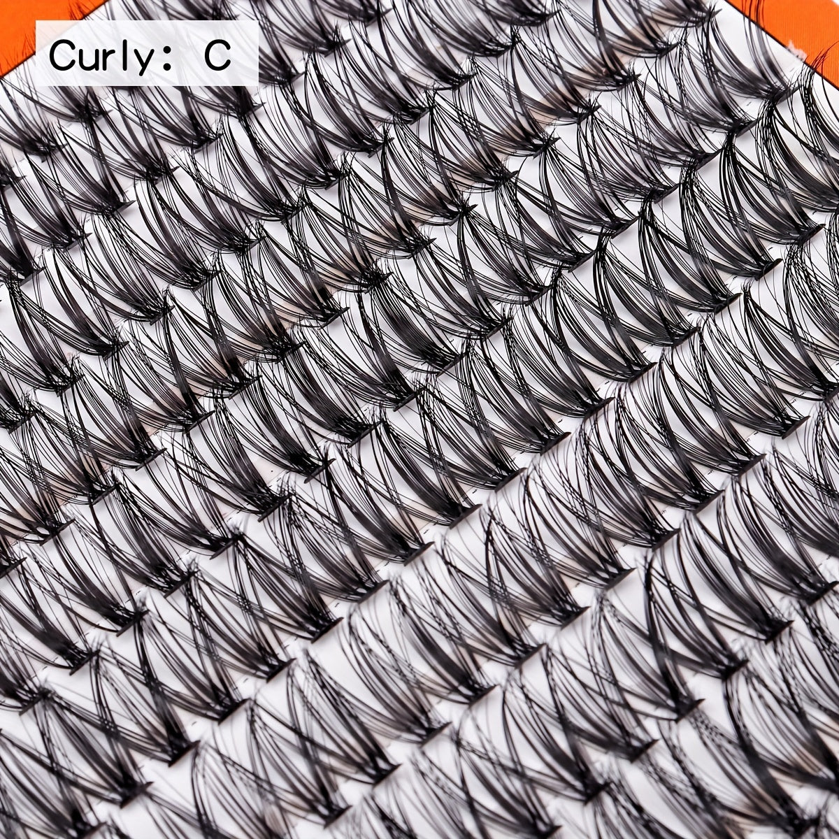 200Pcs C Curling Cluster Lashes 30D Individual Lashes DIY Kit 0.07 10-16mm