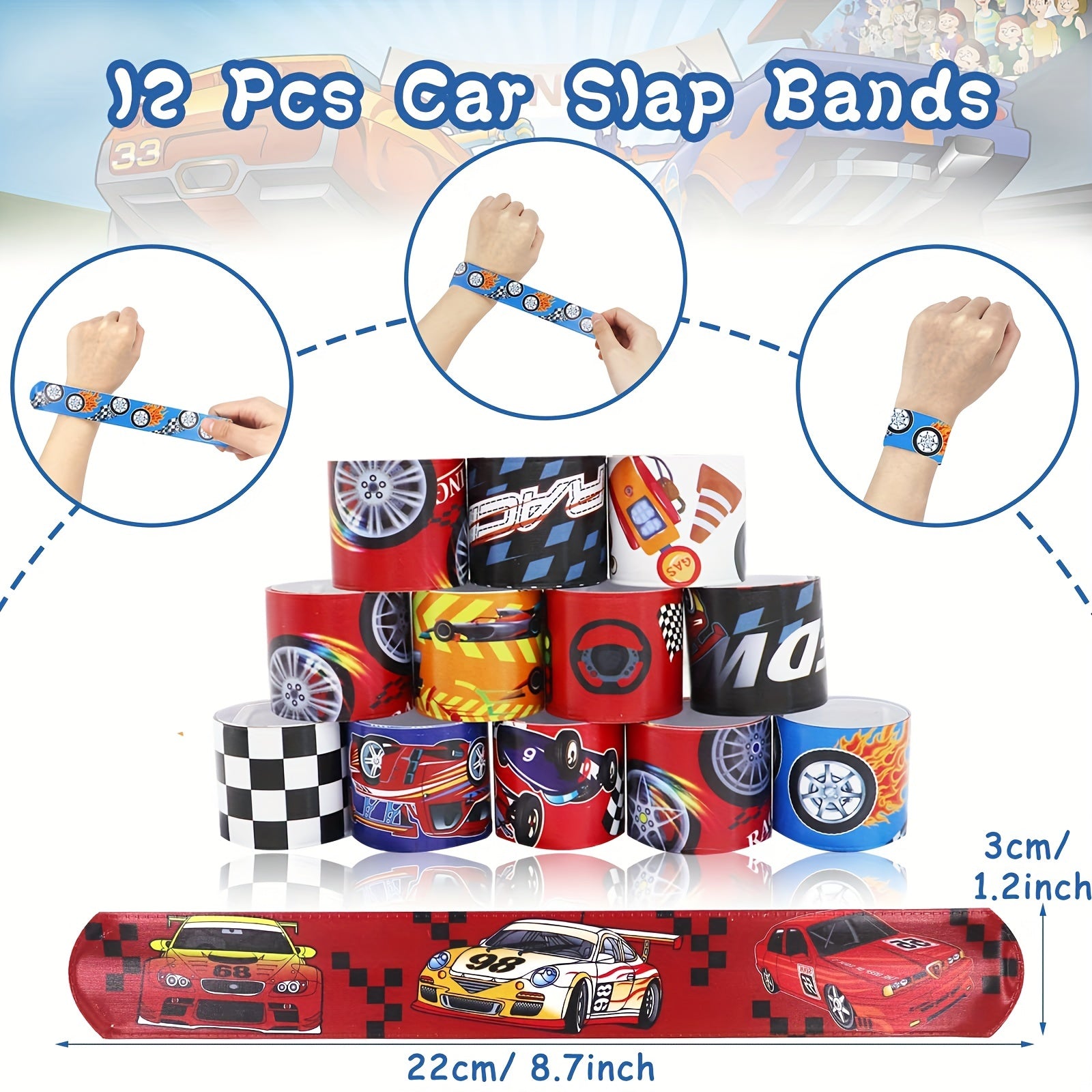 42pcs Racing Car Theme Toys Pack for Birthday Party Favors