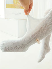 Toddler Girls' Soft Footed Leggings Stocking Baby Kids Winter Knitted Leggings