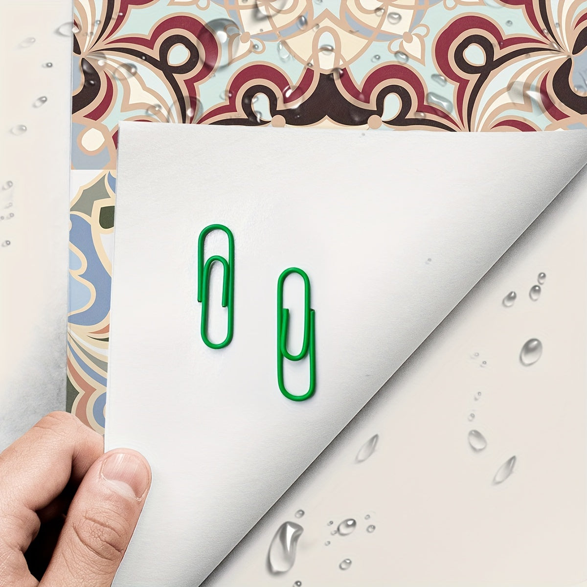 Bohemian Printed Staircase Stickers - Waterproof Home Decor Wallpa
