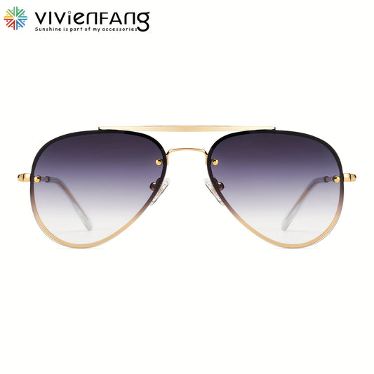 Men's Polarized Aviator Sunglasses UV400 Eye Protection with Glasses Bag