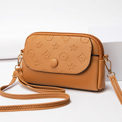 Mini Square Crossbody Bag PU Shoulder Bag Women's Handbag