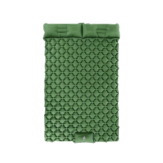 KORAMAN Inflatable Camping Sleeping Mat & Pillow for 2 People