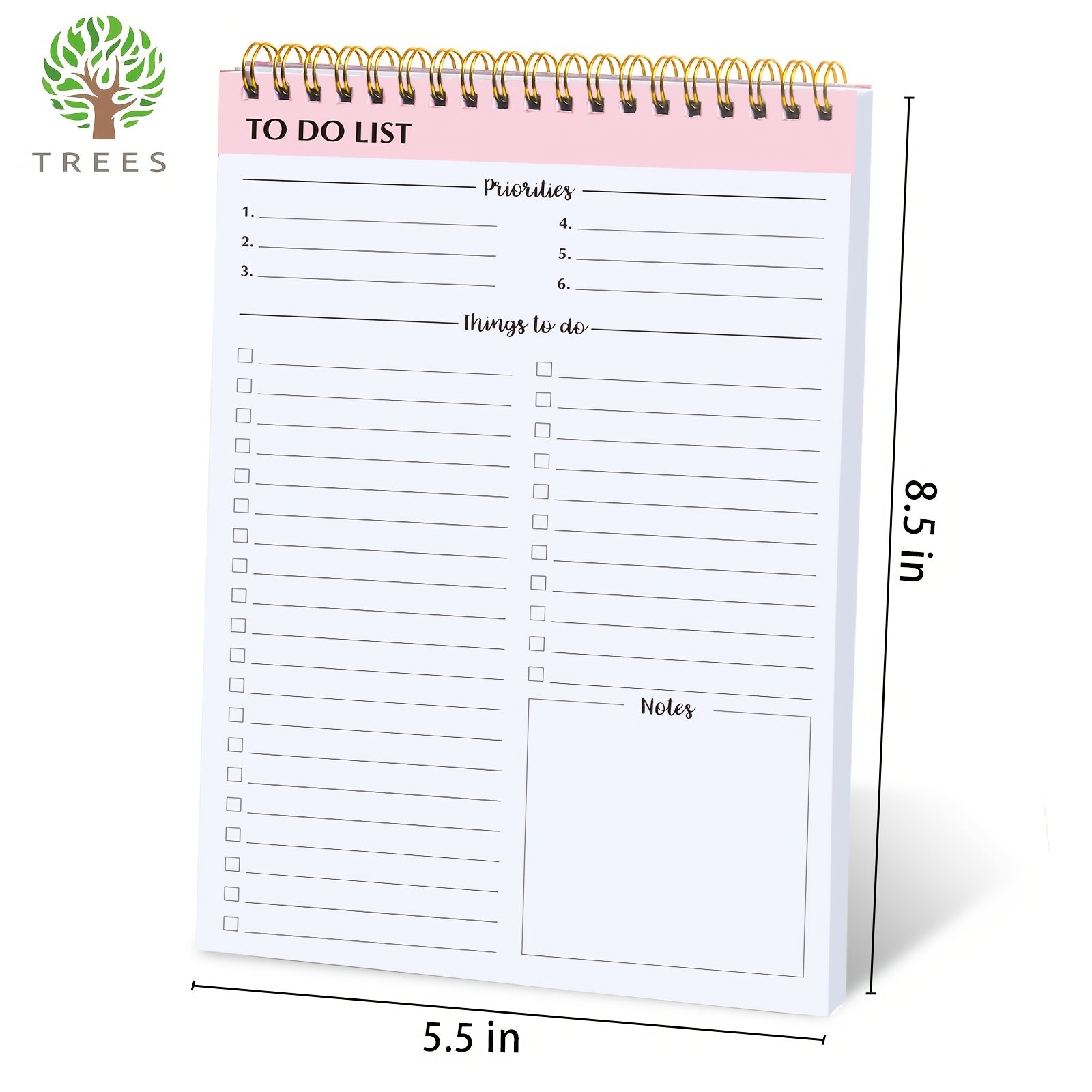1 Daily Planner Notepad To-Do List Productivity Booster