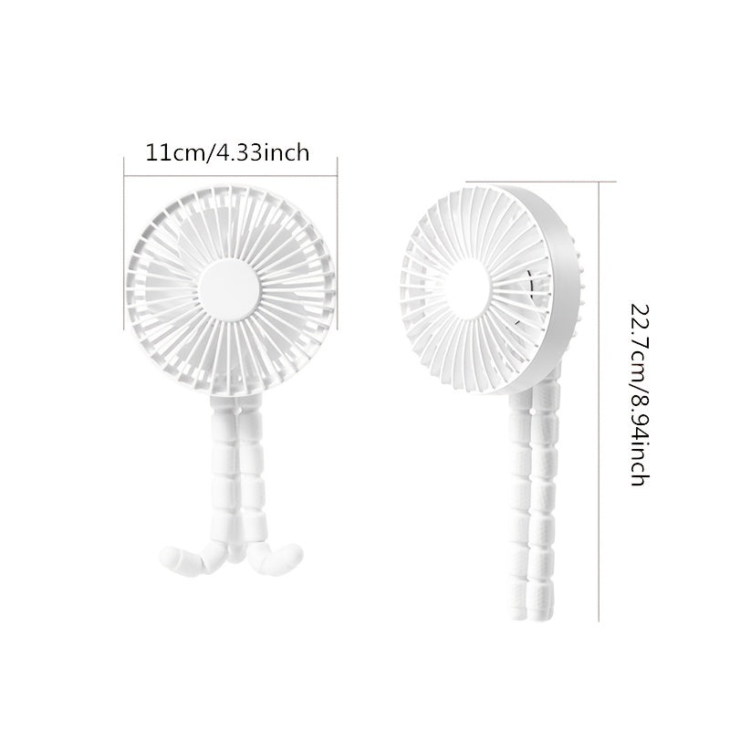 Stroller Fans Clip on Fans Rechargeable Handheld Personal Portable Fans