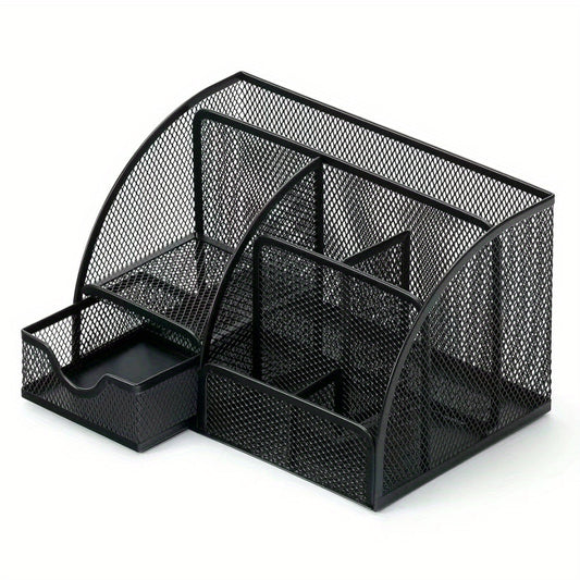Metal Pen Holder Office Supplies Multifunctional Combination Holder