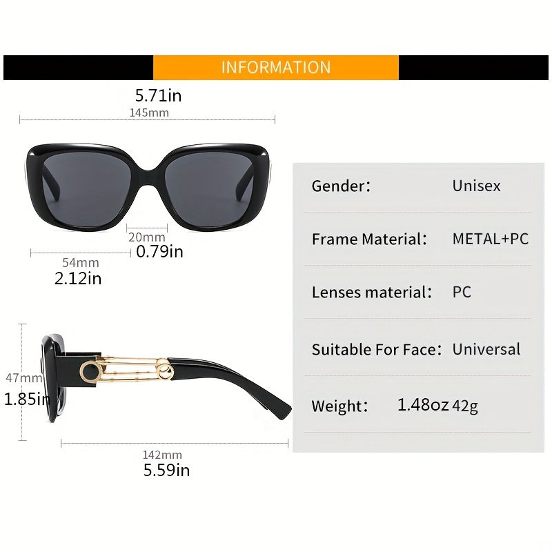 Square Gradient Lens Sunglasses Y2K Jelly Frame Glasses UV400