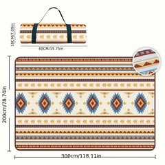 Portable Waterproof Picnic Blanket Foldable Machine Washable Mat