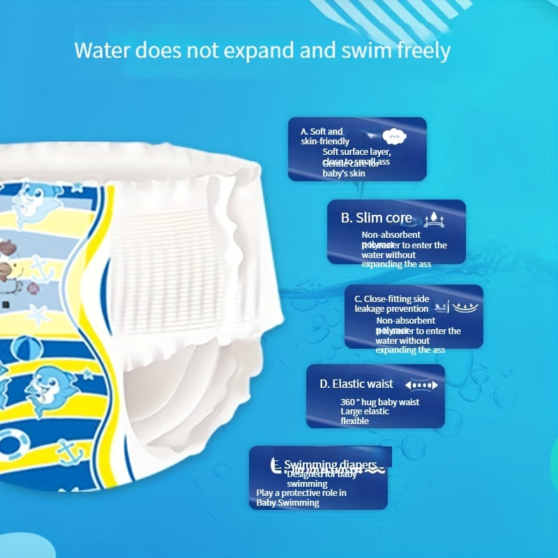 Baby Swimming Diapers - Reusable Waterproof Swim Diaper