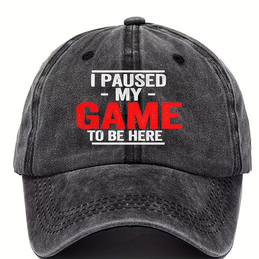 Vintage Baseball Cap Unisex Printed Hat Adjustable for Outdoor Activities