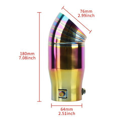 Enhance Your Car's Performance with a 1pc Muffler Exhaust Pipe
