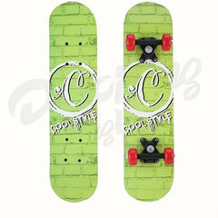 Cartoon Double Curved Maple Skateboard Stickers