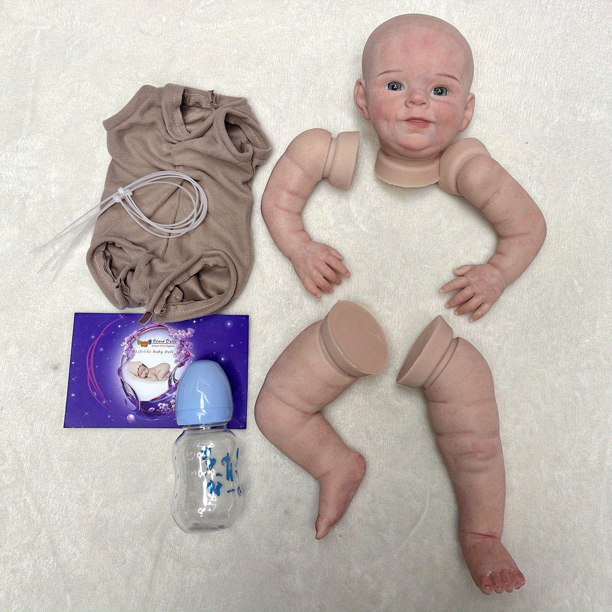 50 8 Cm Reborn Doll Kits Soft Solid Silicone Painted Bebe Reborn Doll Parts