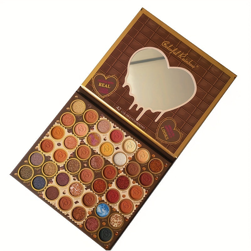 42 Colors Chocolate Eyeshadow Palette - Women's Face Palette