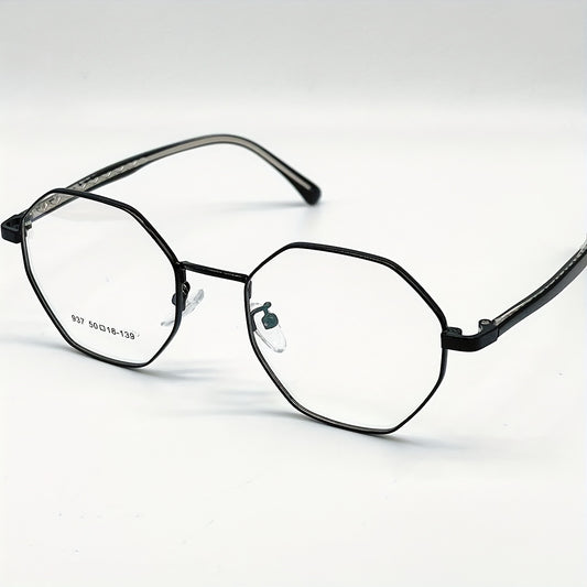 Irregular Metal Frame Glasses Anti-light for Men Student