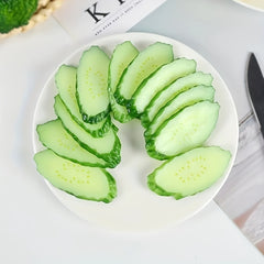 Halloween Christmas Gift Simulated Cucumber Slices Vegetables Fruits