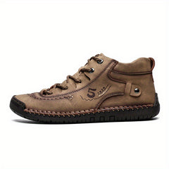 Men's Vintage Lace Up Outdoor Shoes Casual Walking Hiking Trekking