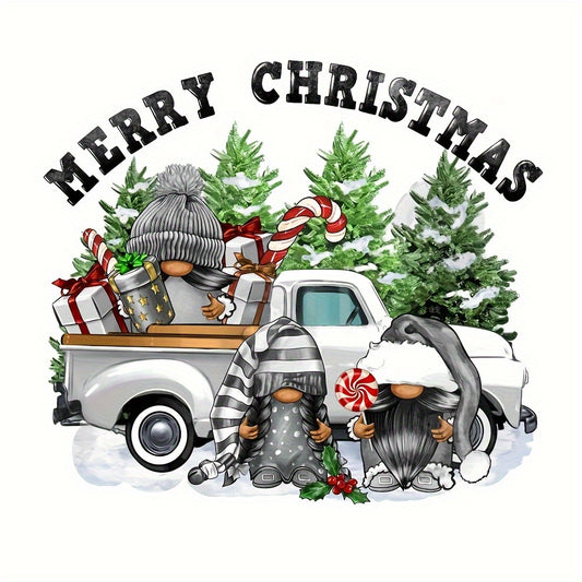 Xmas Dwarf Tree Heat Transfer Stickers