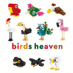 50pcs Animal Building Blocks Set - Insects Birds Marine Creatures