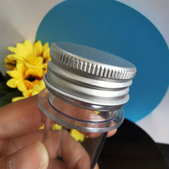 45ml 70ml PET Test Tube Bottle Transparent Plastic Refillable Bottle