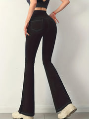 Bootcut Butt Lifting Pants High Stretch Yoga Leggings