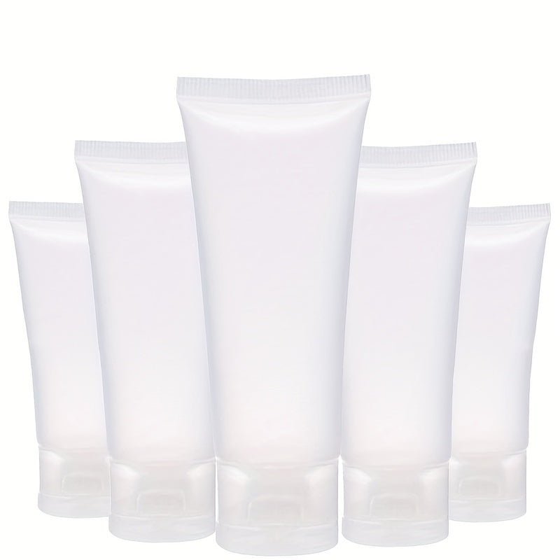 2pcs 20ml 100ml Clear Plastic Soft Tubes for Cosmetics Travel Essential
