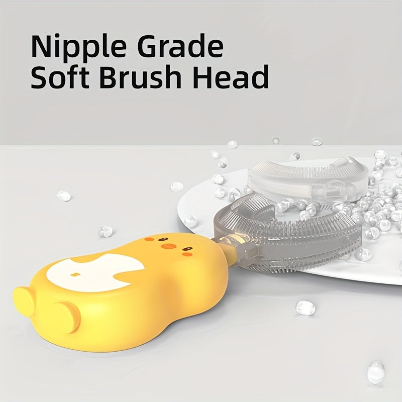 1pc Cartoon U-shaped Soft Toothbrush