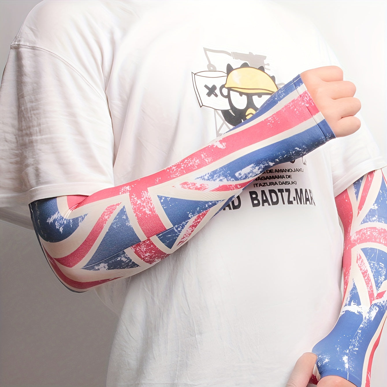 British Flag Ice Sleeves UV Protection Gloves