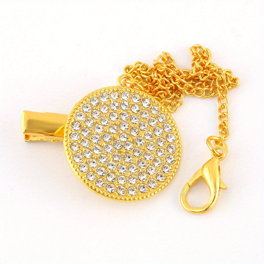 Cute Metal Pacifier Chain Clip for Baby Calmness