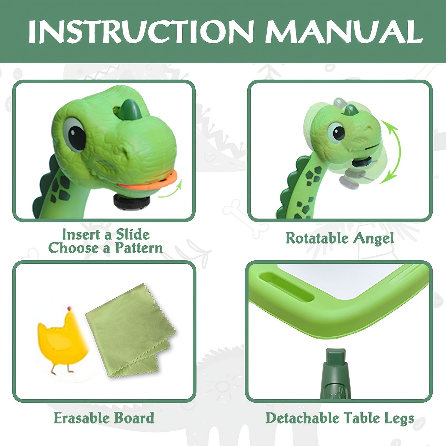 Dino Projection Painting Table Educational Toy