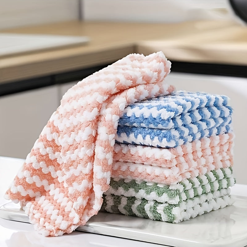 Soft & Absorbent Kitchen Dish Cloths - 5 Pack