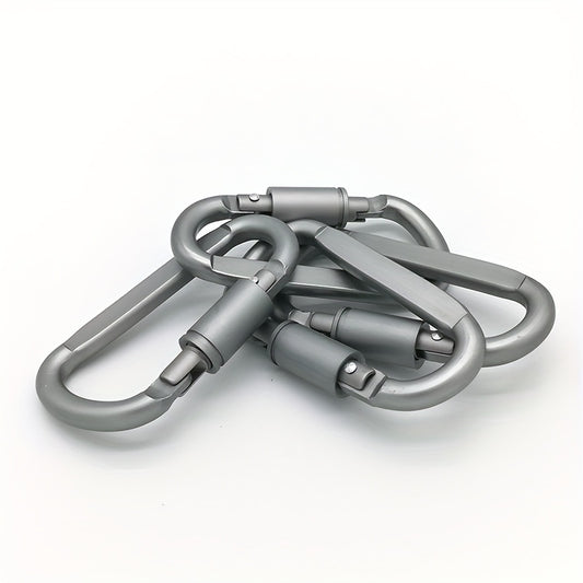4pcs Thickened D type Mountaineering Buckle for Camping Hiking