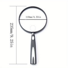 Large Magnifying Glass 13 Page Magnifier Handheld Lighted Magnifier