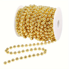 8m Christmas Tree Faux Pearl Garland Roll DIY Holiday Decoration