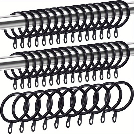 20pcs Metal Shower Curtain Hooks for Bathroom Shower Rods