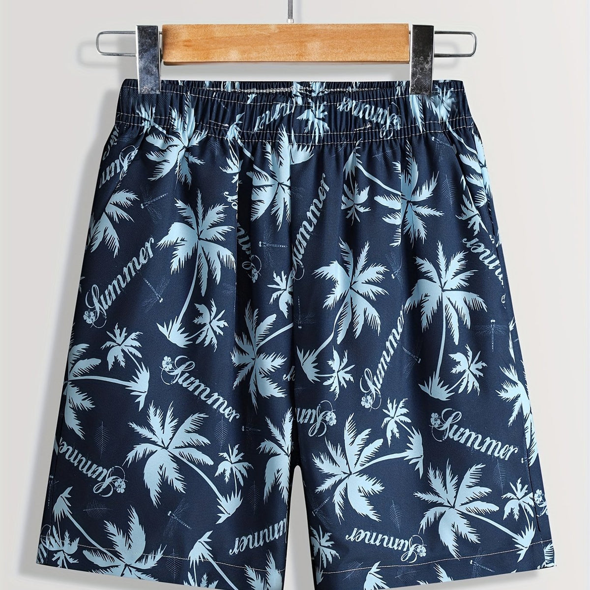Boys Coconut Trees Casual Shorts for Vacation Beach