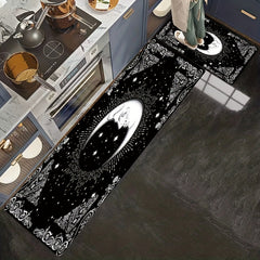 Soft Kitchen Rug And Moon Absorbent Mat Anti Fatigue Rug Runner Throw Rug