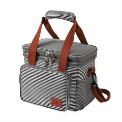 Insulated Oxford Cooler Bag Leakproof Beach Picnic School Office Travel