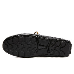 Women's Bowknot Flat Loafers Slip on Casual Moccasin Shoes