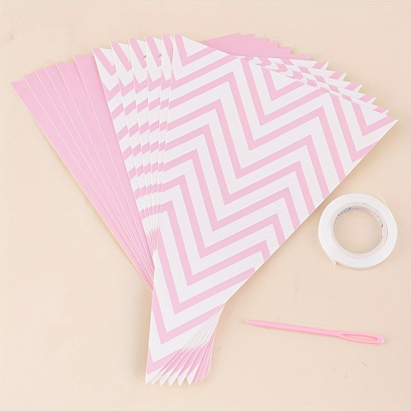 Party Supplies Decoration Pull Flag Birthday Banner Home Event Wedding Party