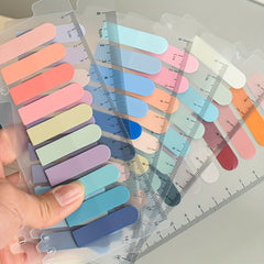 6 Styles Card PET Sticky Notes 200 Index Stickers Per Style 1 Set
