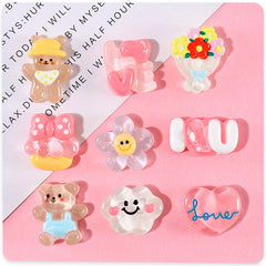 DIY Rainbow Bear Accessories: Ear Jewelry, Phone Cases, Keychains
