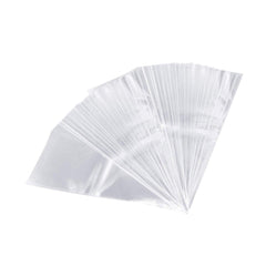 200pcs Clear Plastic Conical Bags with Straps for Business