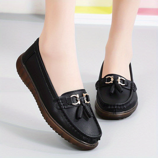 Women's Casual Flat Loafers Slip On Shoes Outdoor Flats
