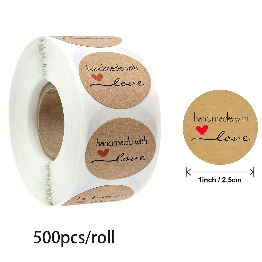 With Love Seal Sticker for Gift Packaging 500pcs