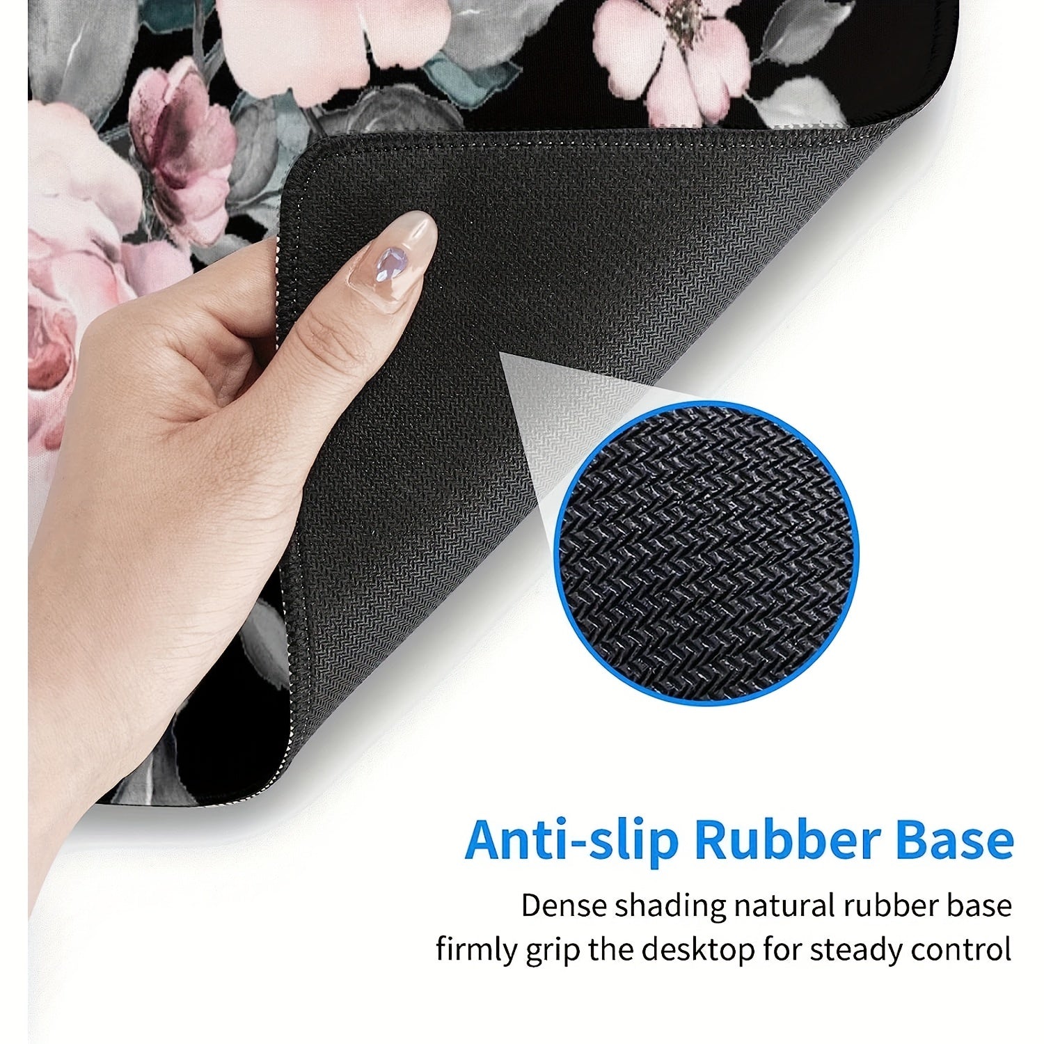 Desk Accessories Flowers Mouse Pad 89x39 Cm