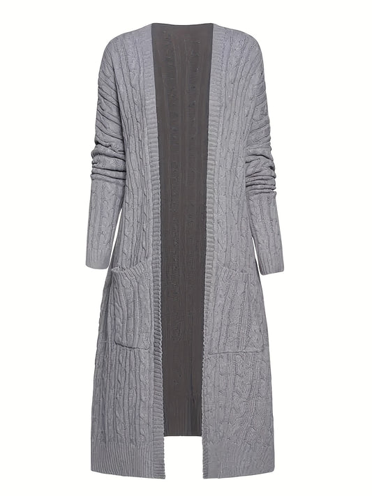 Cozy Long Sleeve Lounge Robe with Pockets Women's Loungewear