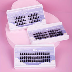 3 Rows Cluster Lashes Flower Fairy False Eyelashes Thick Chemical Fiber