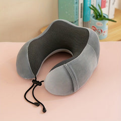 Memory Foam U Shaped Neck Pillow Soft Massage Travel Pillow
